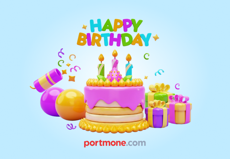 День народження Portmone: досягнення за рік і цікаві факти про нас